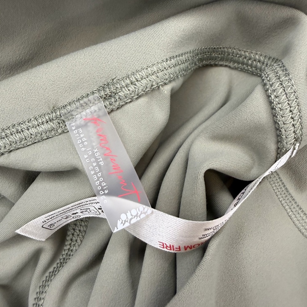 FP Movement by Free People Never Better High-Waisted Leggings XS Sage Stone - Picture 6 of 7